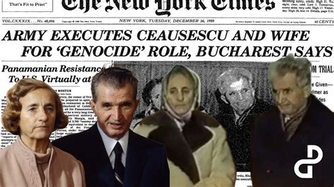 The Fall And Execution Of Nicolae And Elena Ceau Escu