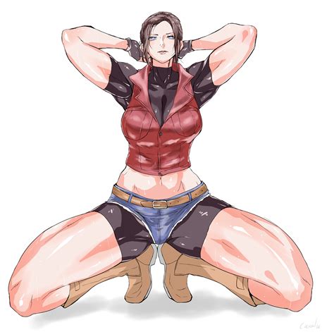 Rule 34 Claire Redfield Denim Hotpants Resident Evil Resident Evil 2