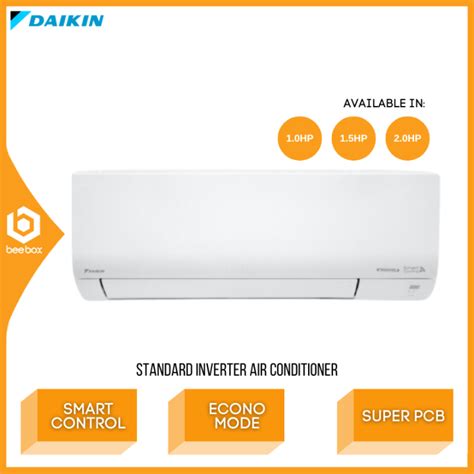 Daikin Standard Inverter Air Conditioner Ftkf R32 1 0hp 1 5hp 2 0hp 4