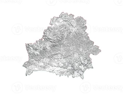 Belarus Map Belarusian Flag Shaded relief Color Height map 3d ...