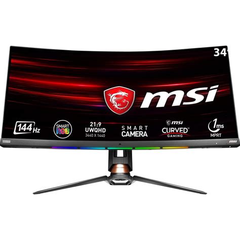 Ecran Msi Incurvé Led 34 Optix Mpg341cqr Uwqhd 144hz