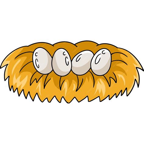 Desenho De Ovo De Galinha - Clipart colorido de desenho animado de ovo de galinha | Vetor Premium