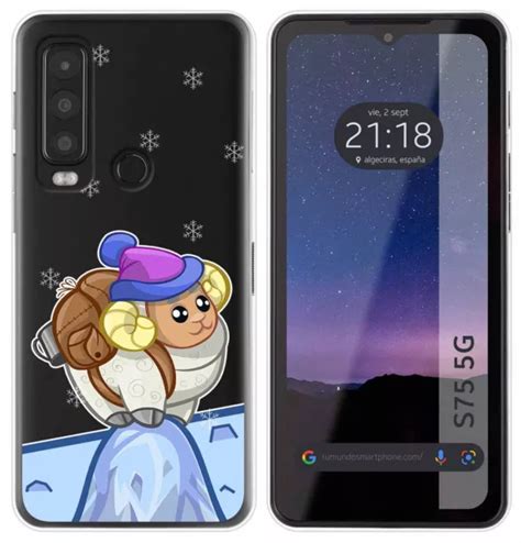 Funda Silicona Transparente Para Cat S G Dise O Cabra Dibujos Eur