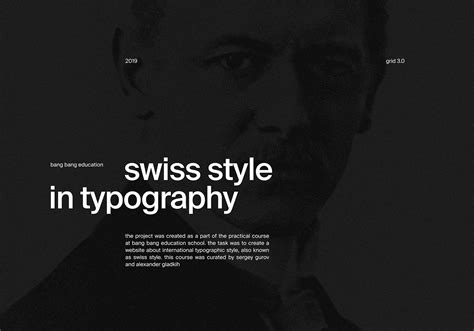 swiss style in typography :: Behance