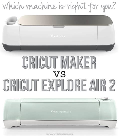 Cricut Maker Vs Cricut Explore Air 2 Artsy Fartsy Mama