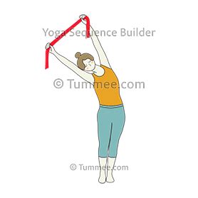 Standing Side Bend Strap Pose Tadasana Side Bend Strap Pose Benefits