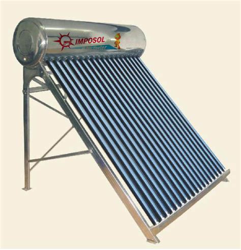 200L Evacuated 20 Tubes Stainless Steel Solar Hot Water Heater Solar