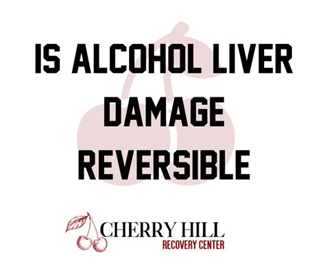 Is Liver Damage Reversible Alcohol Alcoholism Symptoms