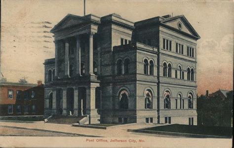 Post Office Building Jefferson City, MO Postcard