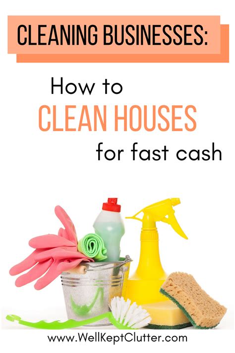 How To Start A House Cleaning Business Wellkeptclutter Cleaning