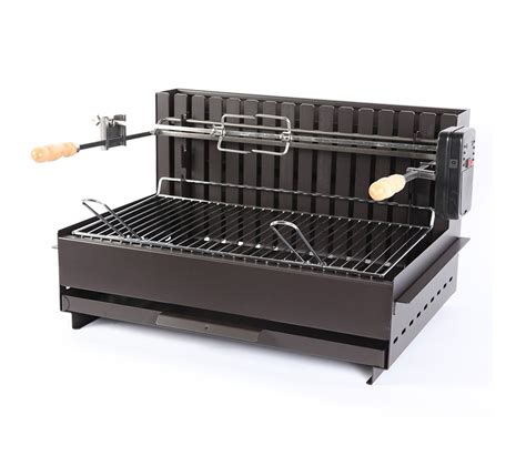 Barbecue Charbon Vertical Original Vulcain Tb Acier X Cm