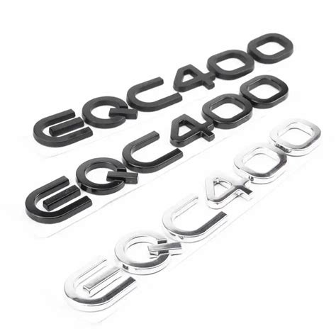 3D ABS Chrome Silver Black Car Rear Trunk Badge Sticker Logo Emblem For