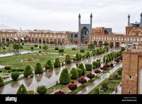 Naqsh E Jahan Square Also Known As Imam Square Esfahan Iran The