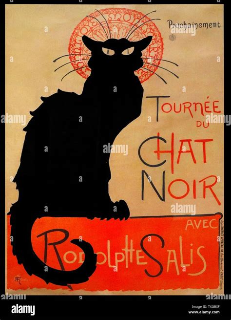 Black Cat Tour Von Th Ophile Alexandre Steinlen Schweiz