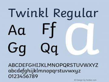 Twinkl Font,Twinkl Regular Font|Twinkl Regular Version 1.002 Font-TTF ...