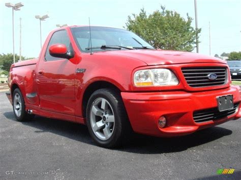 Bright Red 2001 Ford F150 Svt Lightning Exterior Photo 49889297