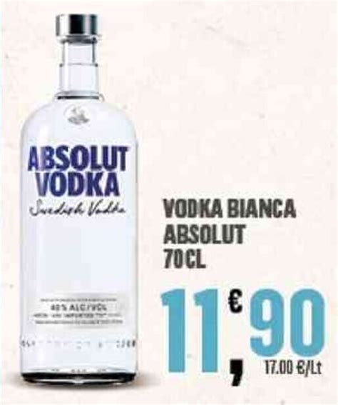 Offerta Absolut Vodka Bianca 70cl Nel Volantino Di Interspar