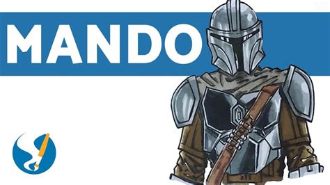 C Mo Dibujar Al Mandalorian De Star Wars Youtube