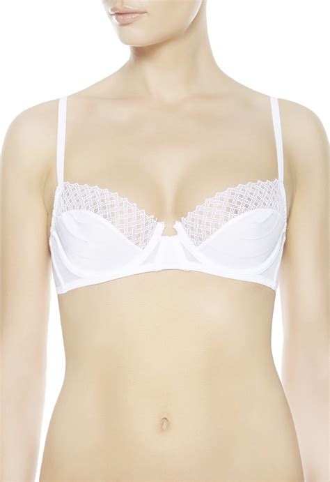 La Perla Underwired Bra In White Lyst