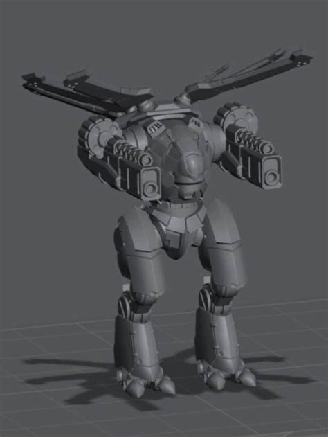 Gyrfalcon Standart Alternate Battletech Mechwarrior Miniature WITH