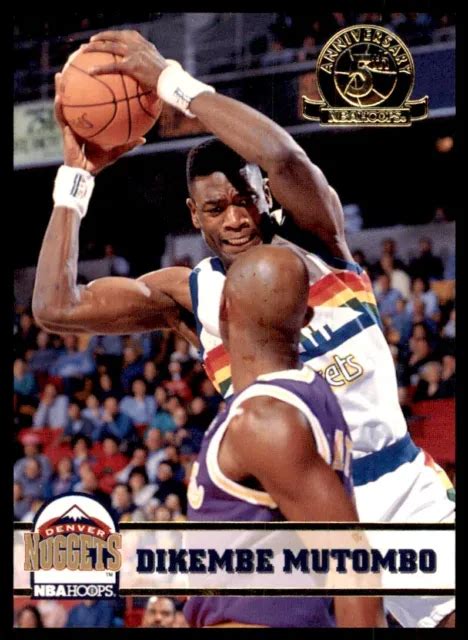 Nba Hoops Carte Basketball Dikembe Mutombo Denver P Pites