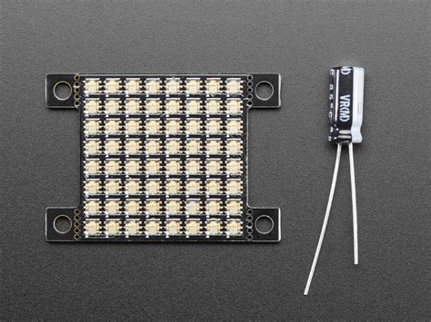 Adafruit Dotstar High Density 8×8 Grid — 64 Rgb Led Pixel Matrix