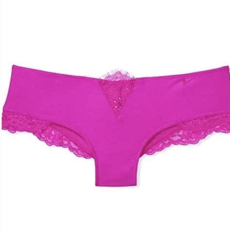 VERY SEXY Micro Lace Inset Cheeky Bikini Satin Silky Pink Panty XS Walmart