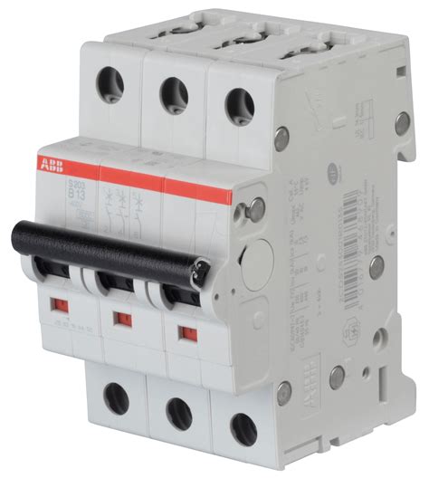 ABB S203 B13 Circuit Breaker B 13 A 3 Pole 6 KA At Reichelt Elektronik