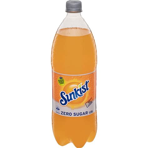 Sunkist Zero Sugar Orange Soft Drink Bottle Sugar Free L Woolworths