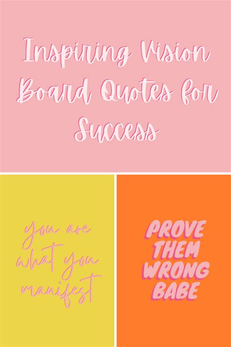 53+ Vision Board Quotes for Inspiring Success - Darling Quote