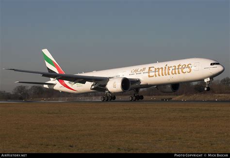 Aircraft Photo Of A6 Ebd Boeing 777 31her Emirates Airhistory