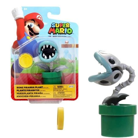 Super Mario World of Nintendo Huesiplanta Piraña Figura Articulada