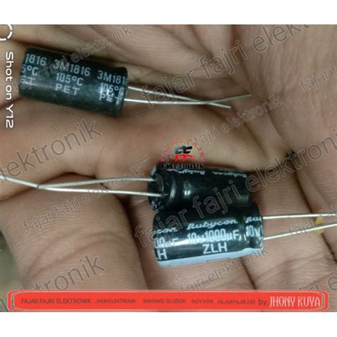 Jual Capacitor Elco 1000uf 10v Kapasitor Elko 1000 Uf 10 Volt 101000 Shopee Indonesia