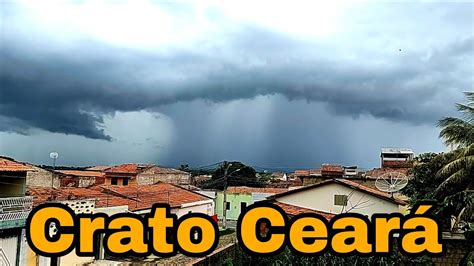 Nuvens carregado chuva em Crato Ceará ao vivo YouTube