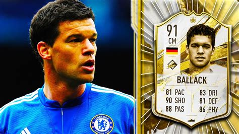 91 Prime Ballack Player Review Fifa 23 Youtube