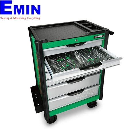 Toptul Ge W Drawer Tool Trolley Pcs Green Emin Mm