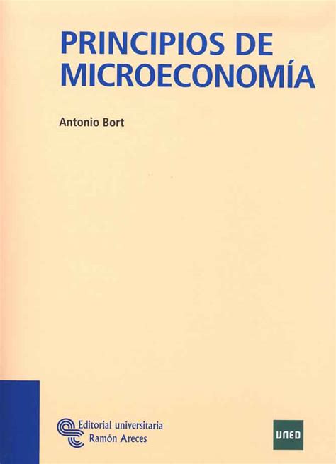 Libro Principios De Microeconom A Bort Antonio