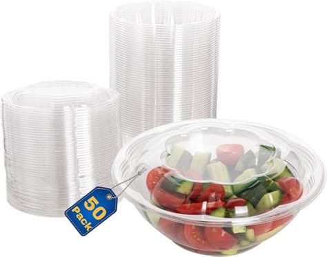 Amazon Dobi Pack Oz Salad To Go Containers Clear