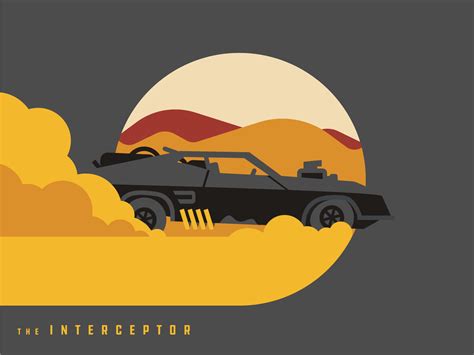 Mad Max Interceptor by Riley McMath Walker on Dribbble