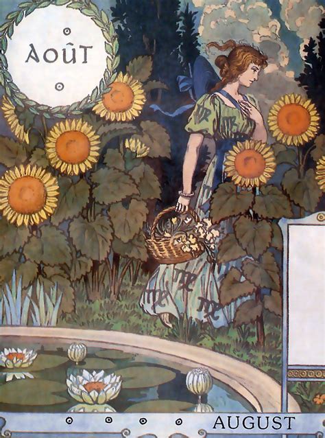 Eugène Grasset Calendar La Belle Jardinière 1896 Eugene grasset