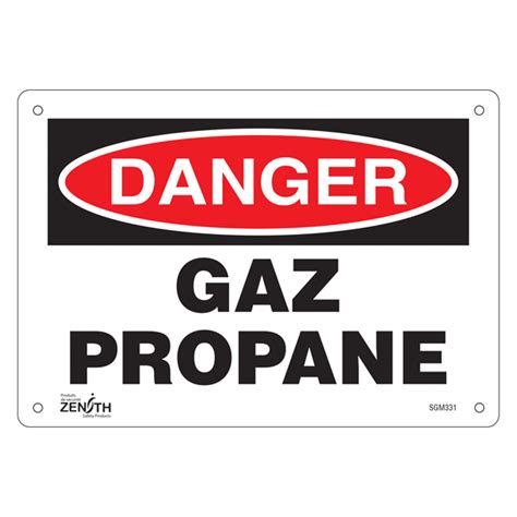 CSSGM331 SIGN GAZ PROPANE Cabot Shipping Supplies Ltd