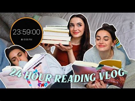 READING FOR 24 HOURS Challenge Reading Vlog Mood Reading Working