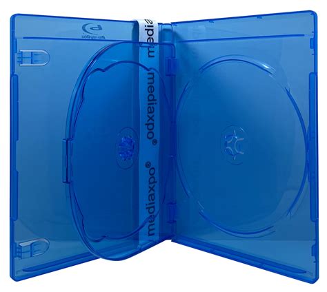 400 Premium Standard Blu Ray Triple 3 Disc Dvd Cases 12mm