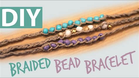 Diy Braided Bead Bracelet Artsypaints Youtube