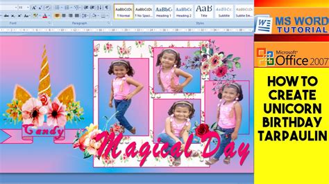 How To Make Layout In Microsoft Word 2007 Printable Templates Free