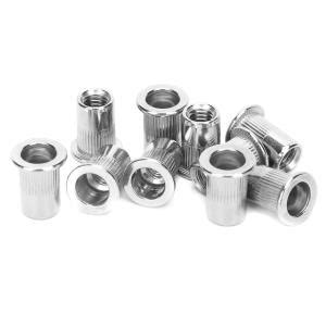 Amazon Upgraded Set Stainless Steel Rivet Nuts M Ribbed Blind