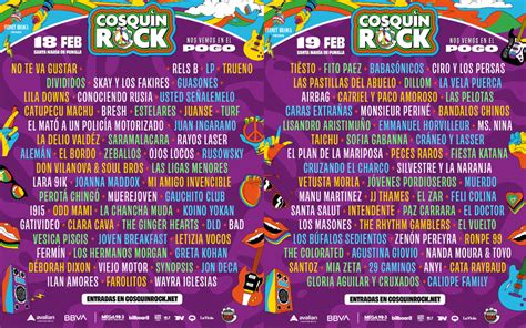 Cosquín Rock 2023: el line up completo del festival | Infocielo