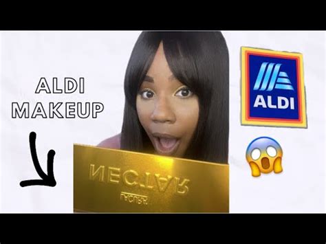 Aldi Makeup Lacura Nectar Eyeshadow Palette Review Youtube