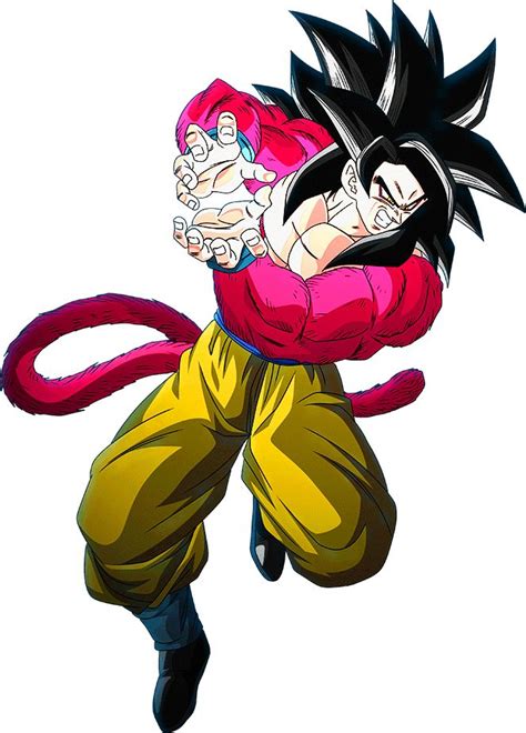 Goku Ssj4 Render 9 Dokkan Battle By Maxiuchiha22 On Deviantart Dragon Ball Super Manga