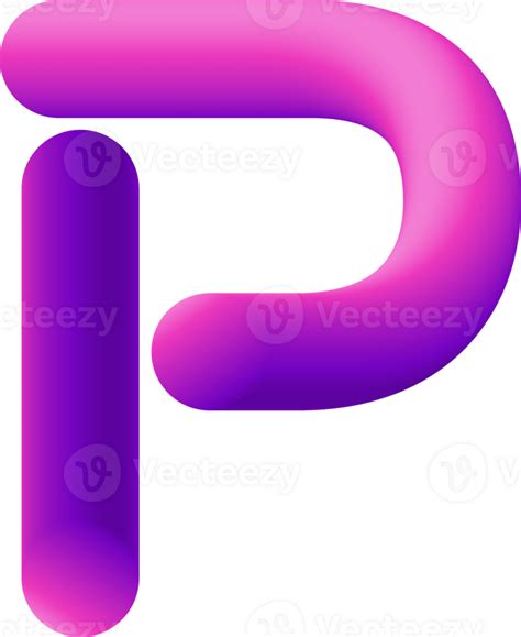 Gradient Alphabet 3d 26791155 Png